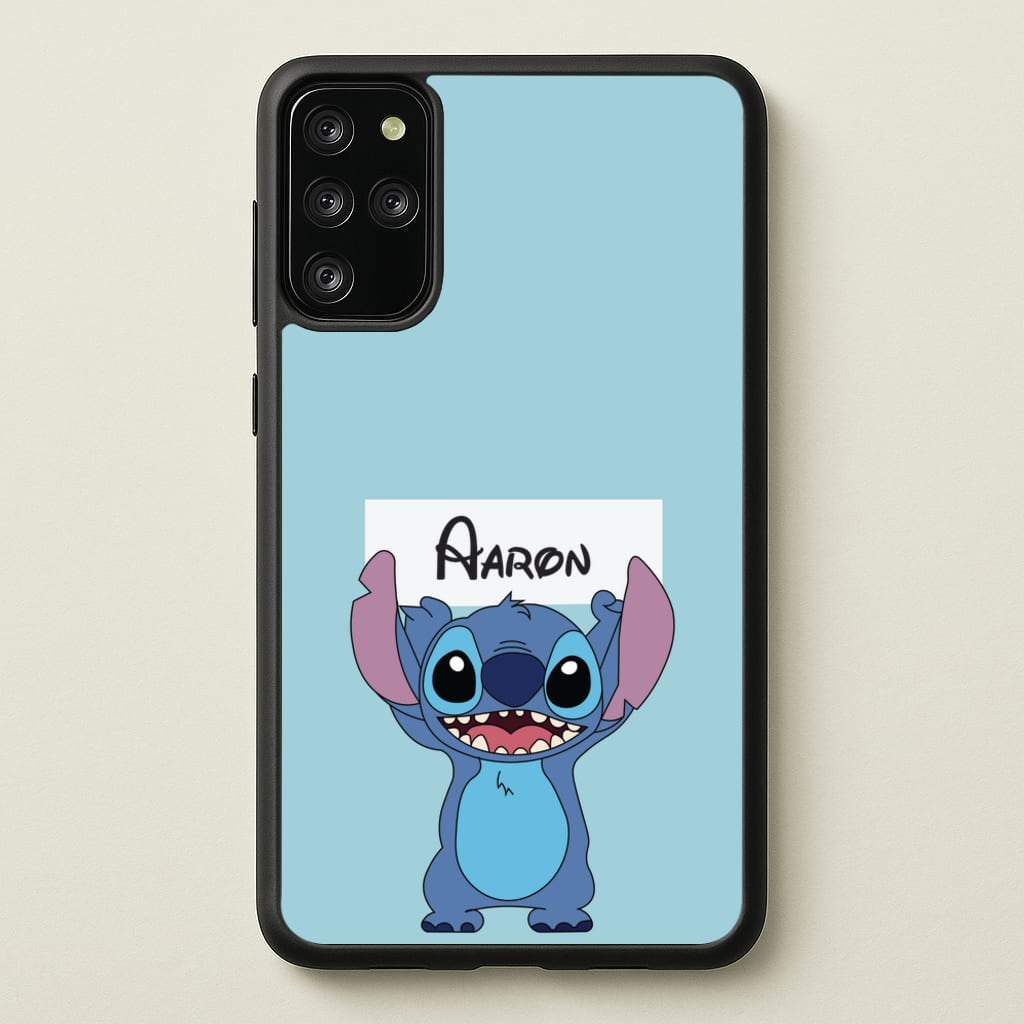 Standing Blue Alien - Personalised Disney - Disney Phone Case for Galaxy S20 Plus