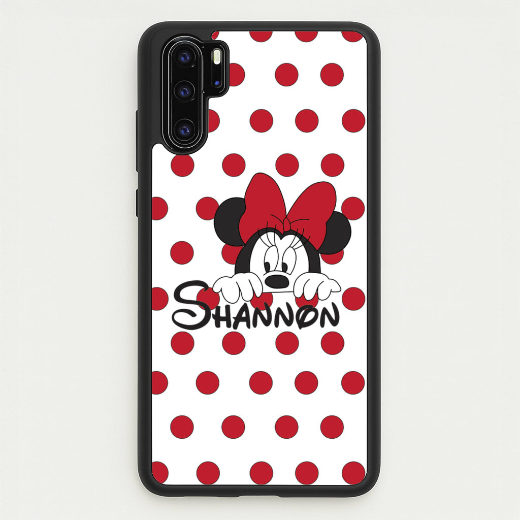 Minnie Mouse - Personalised Fairytale - Disney Phone Case for Huawei P30 Pro