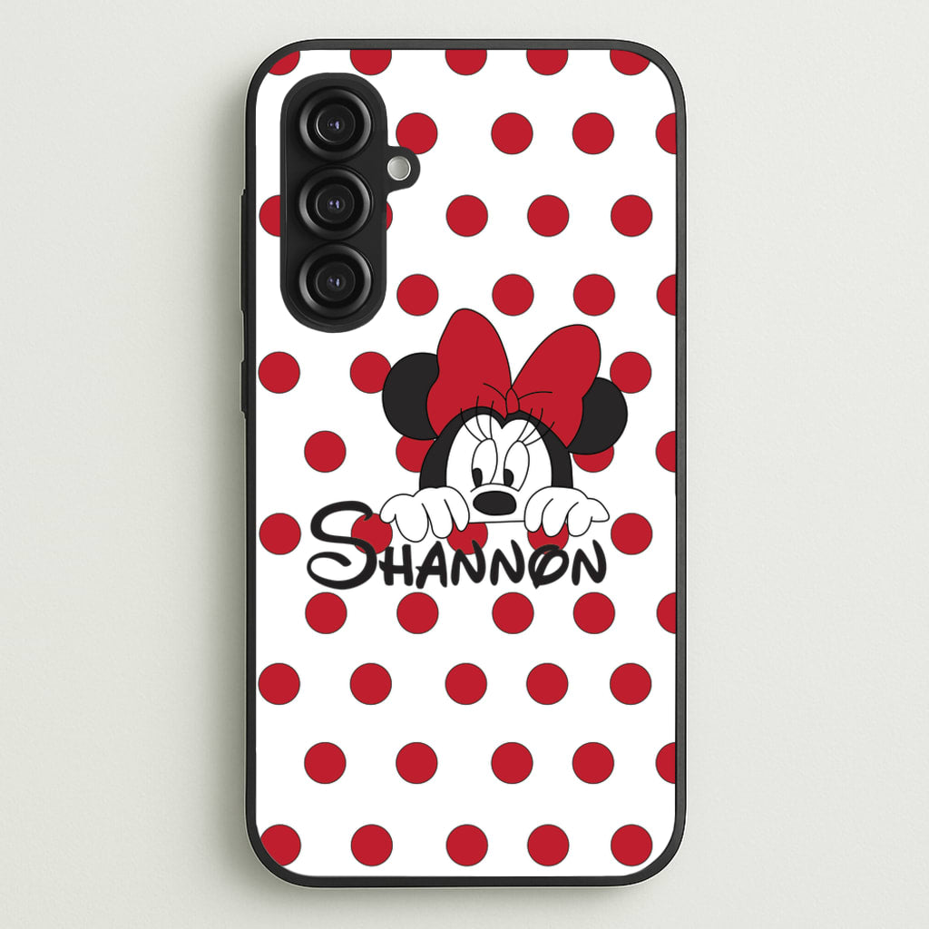 Minnie Mouse - Personalised Fairytale - Disney Phone Case for Galaxy S23FE