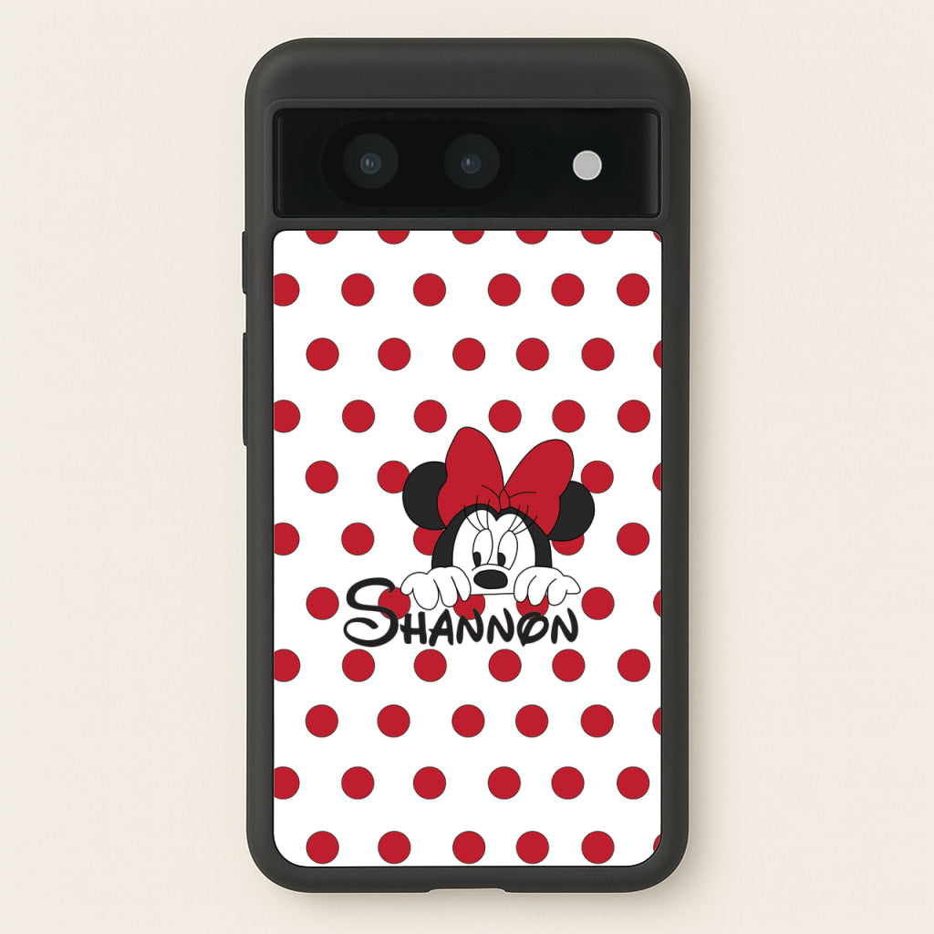 Minnie Mouse - Personalised Fairytale - Disney Phone Case for Google Pixel 8a