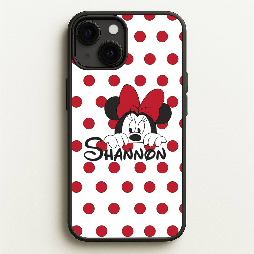 Minnie Mouse - Personalised Fairytale - Disney Phone Case for iPhone 13