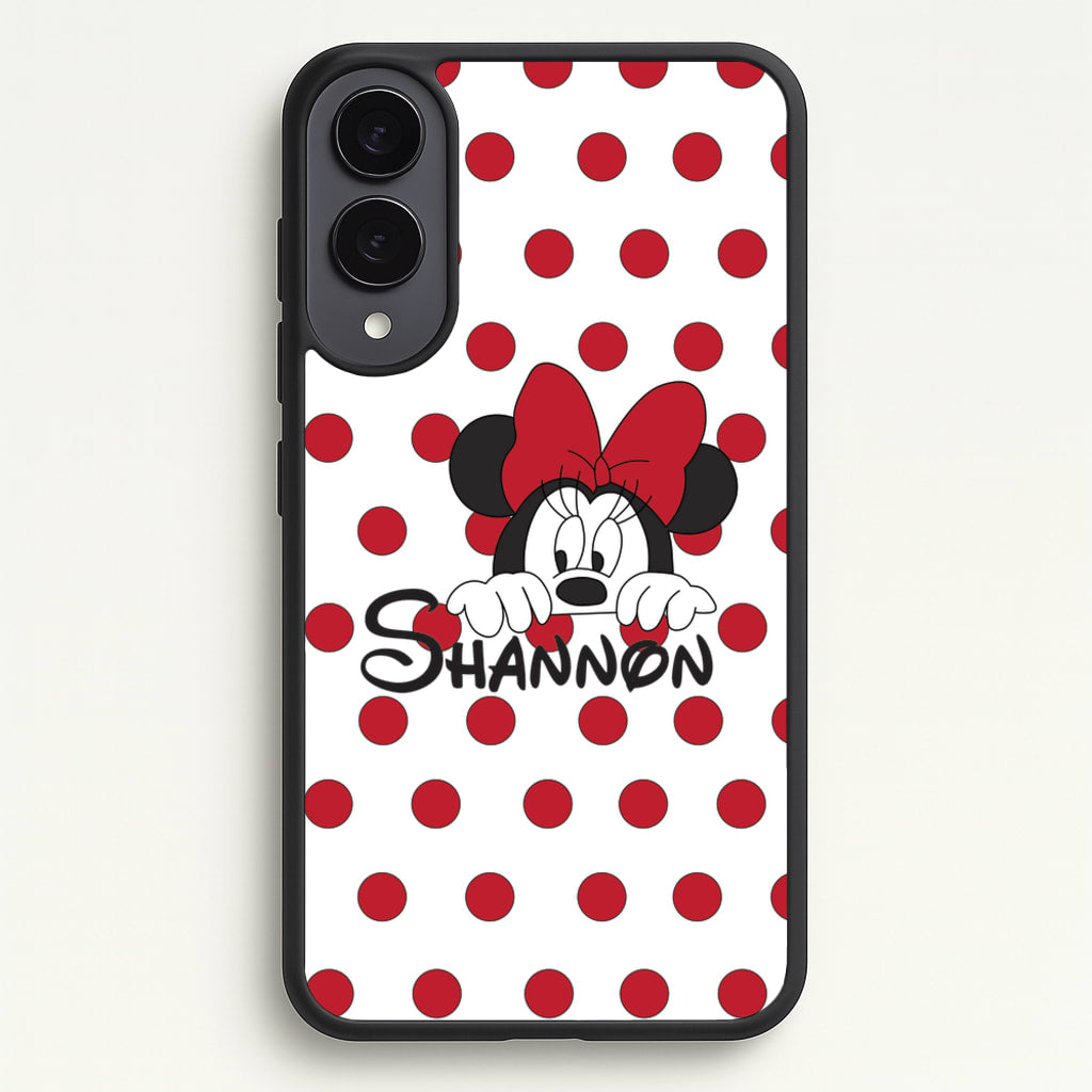 Minnie Mouse - Personalised Fairytale - Disney Phone Case for Galaxy S25 Edge