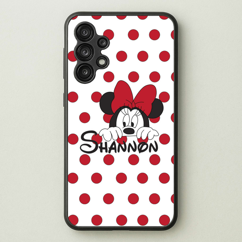 Minnie Mouse - Personalised Fairytale - Disney Phone Case for Galaxy A13