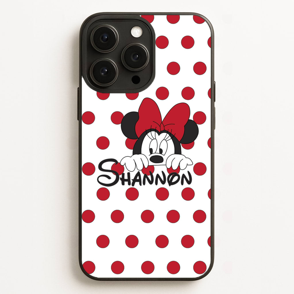 Minnie Mouse - Personalised Fairytale - Disney Phone Case for iPhone 12 Pro Max