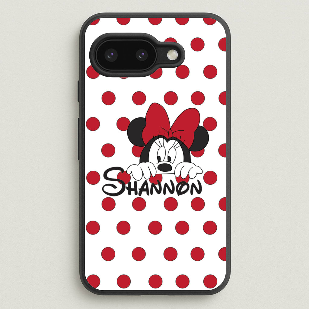 Minnie Mouse - Personalised Fairytale - Disney Phone Case for Google Pixel 9a