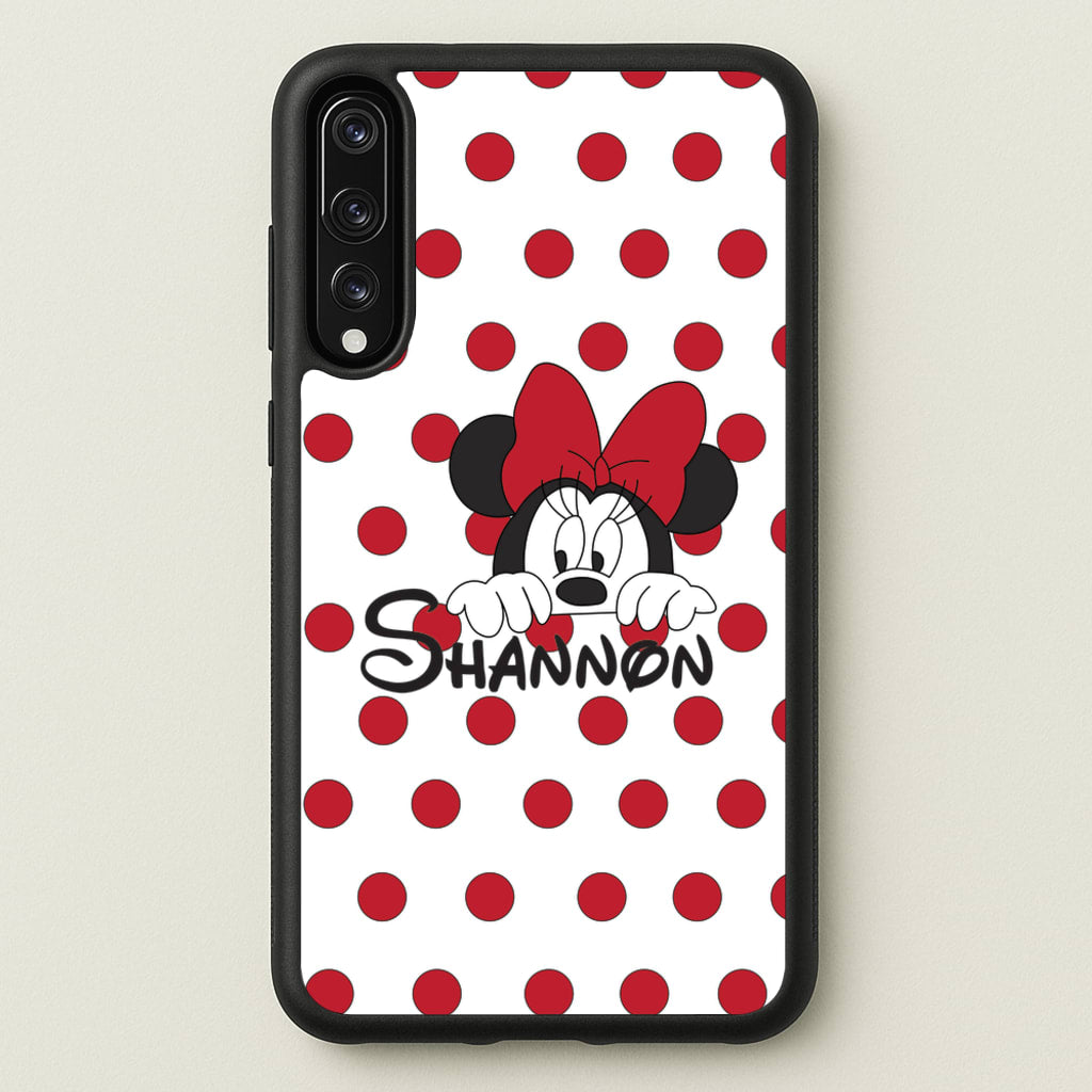 Minnie Mouse - Personalised Fairytale - Disney Phone Case for Huawei P20 Pro