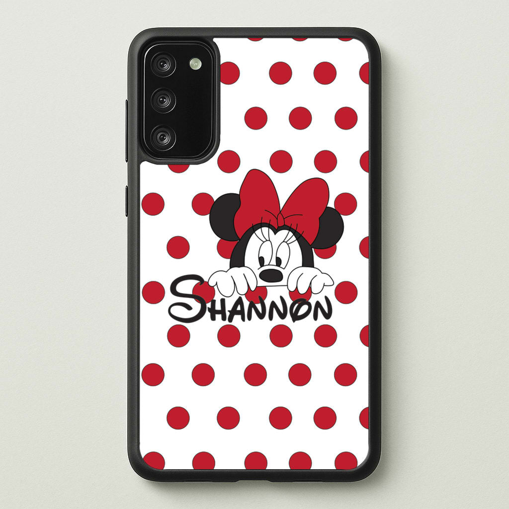 Minnie Mouse - Personalised Fairytale - Disney Phone Case for Galaxy A41