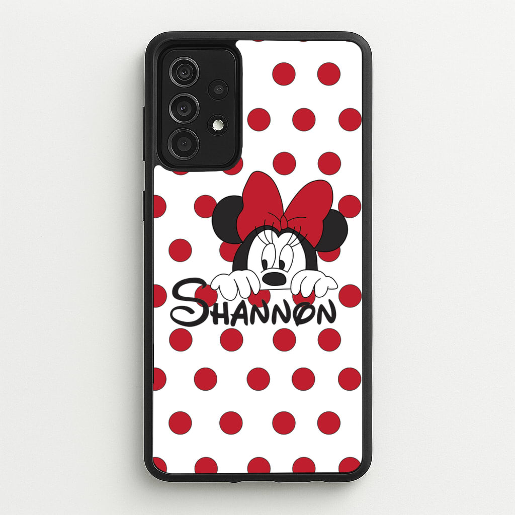 Minnie Mouse - Personalised Fairytale - Disney Phone Case for Galaxy A52 / A52s