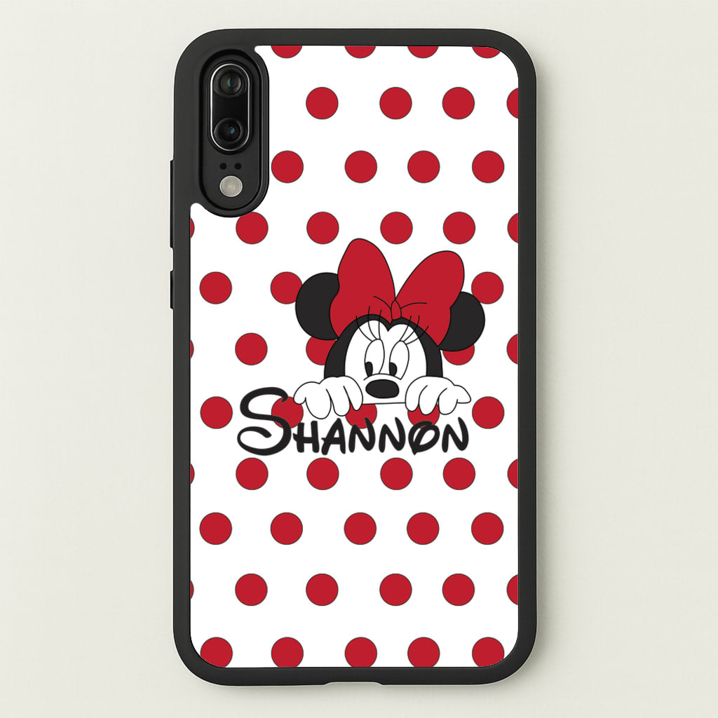 Minnie Mouse - Personalised Fairytale - Disney Phone Case for Huawei P20