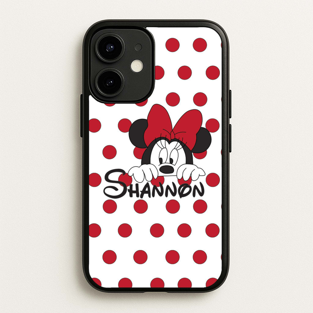 Minnie Mouse - Personalised Fairytale - Disney Phone Case for iPhone 12 / 12 Pro