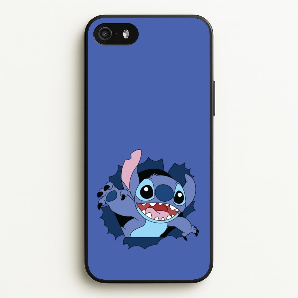 Torn Blue Alien - Disney Phone Case for iPhone 5 / 5s / SE 2016
