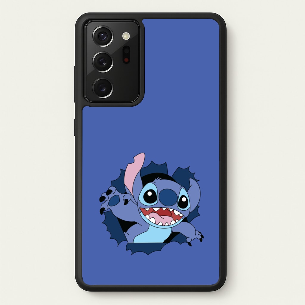 Torn Blue Alien - Disney Phone Case for Galaxy Note 20 Ultra