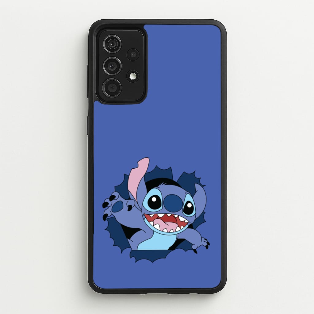 Torn Blue Alien - Disney Phone Case for Galaxy A52 / A52s