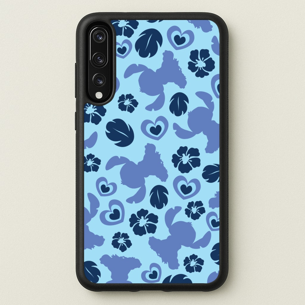 Blue Alien Silhouette Pattern - Disney Phone Case for Huawei P20 Pro