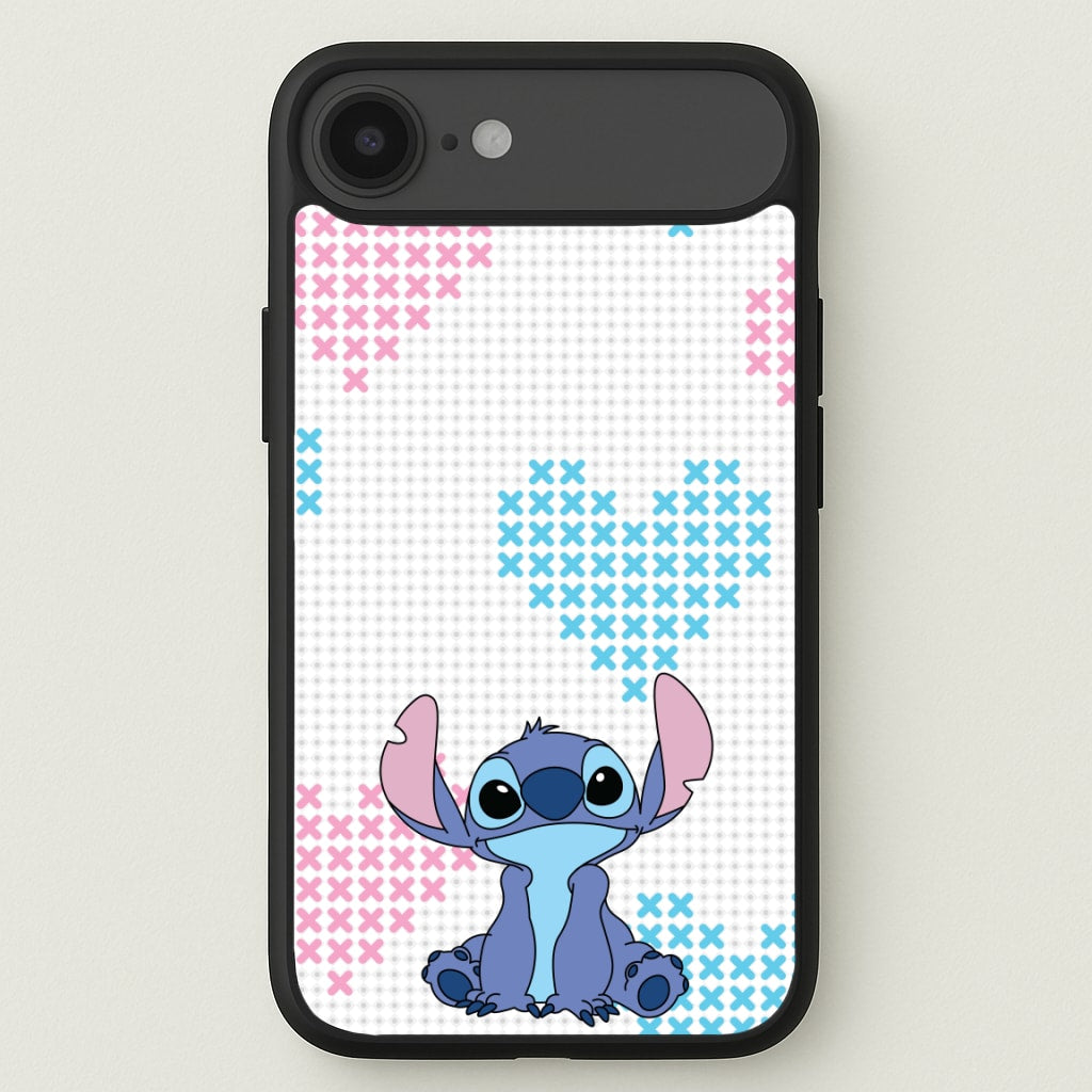 Blue Alien Hearts Phone Case for iPhone 17 Air