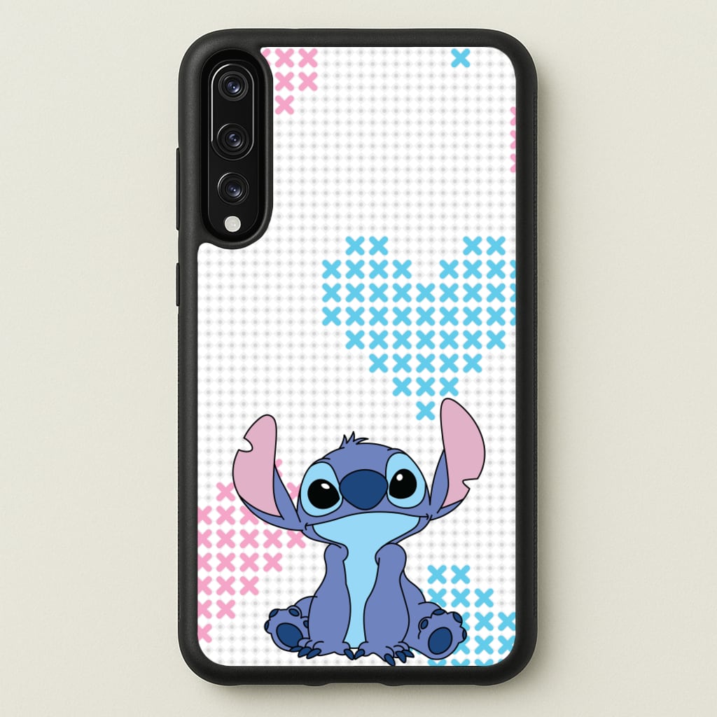 Blue Alien Hearts - Disney Phone Case for Huawei P20 Pro