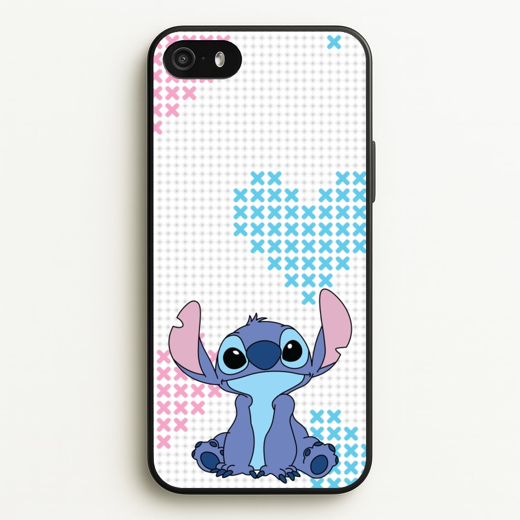 Blue Alien Hearts - Disney Phone Case for iPhone 5 / 5s / SE 2016