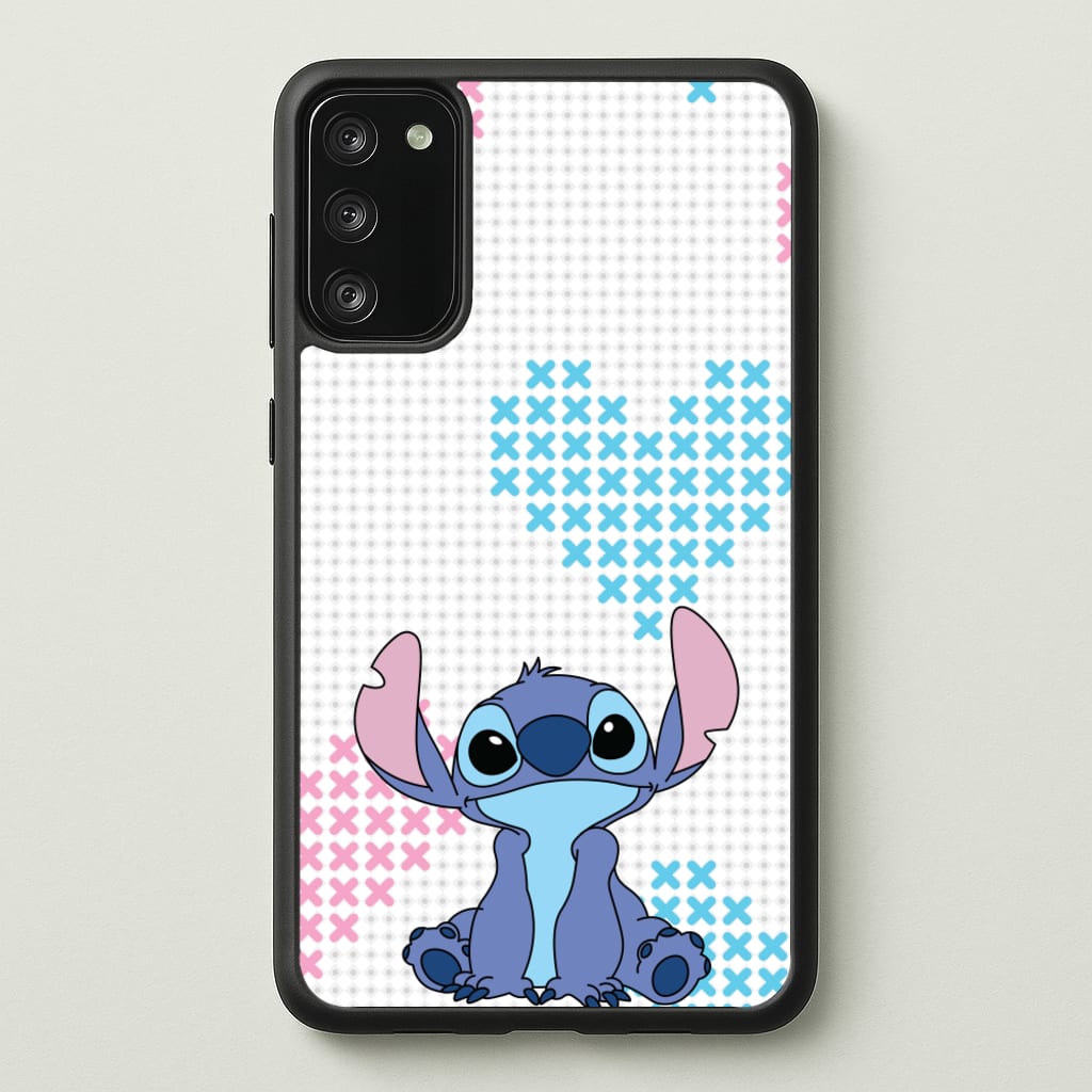 Blue Alien Hearts - Disney Phone Case for Galaxy S20