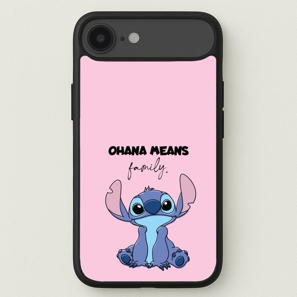 Ohana Means Family Pink Phone Case for iPhone 17 Air