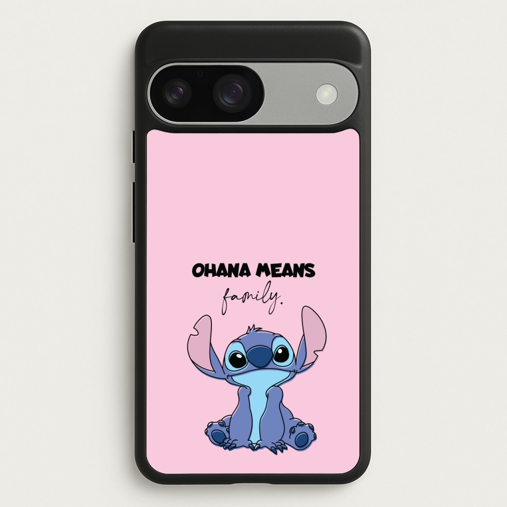 Ohana Means Family Pink - Disney Phone Case for Google Pixel 9 / 9 Pro
