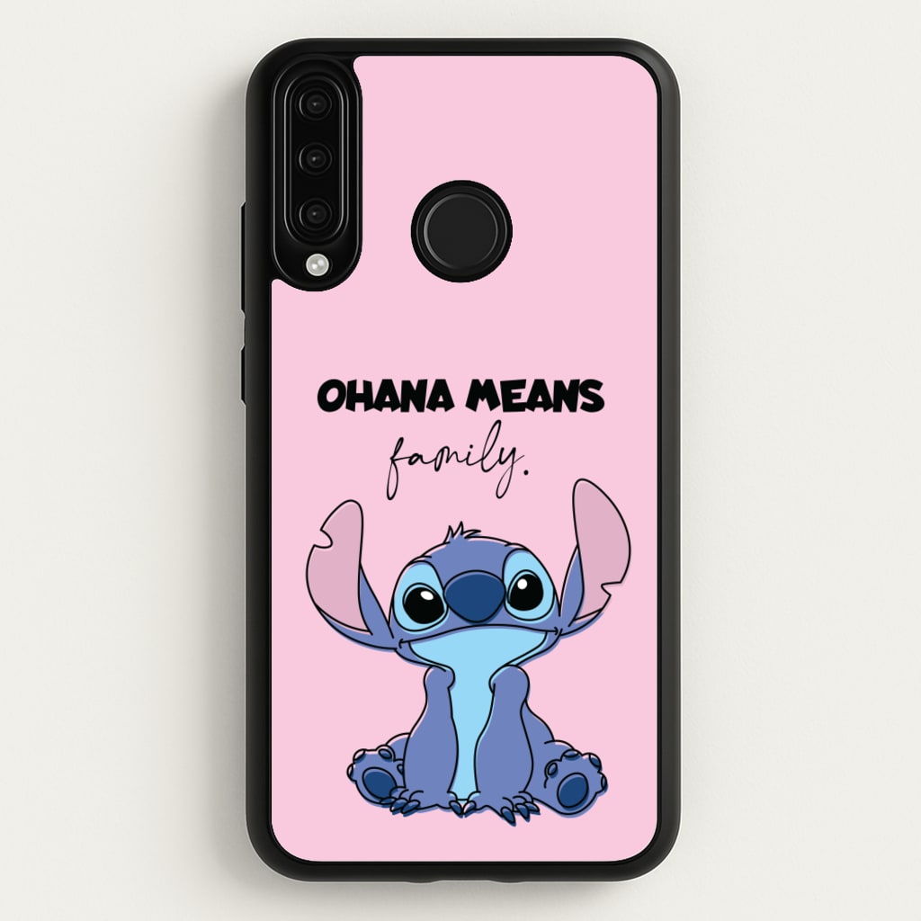 Ohana Means Family Pink - Disney Phone Case for Huawei P30 Lite