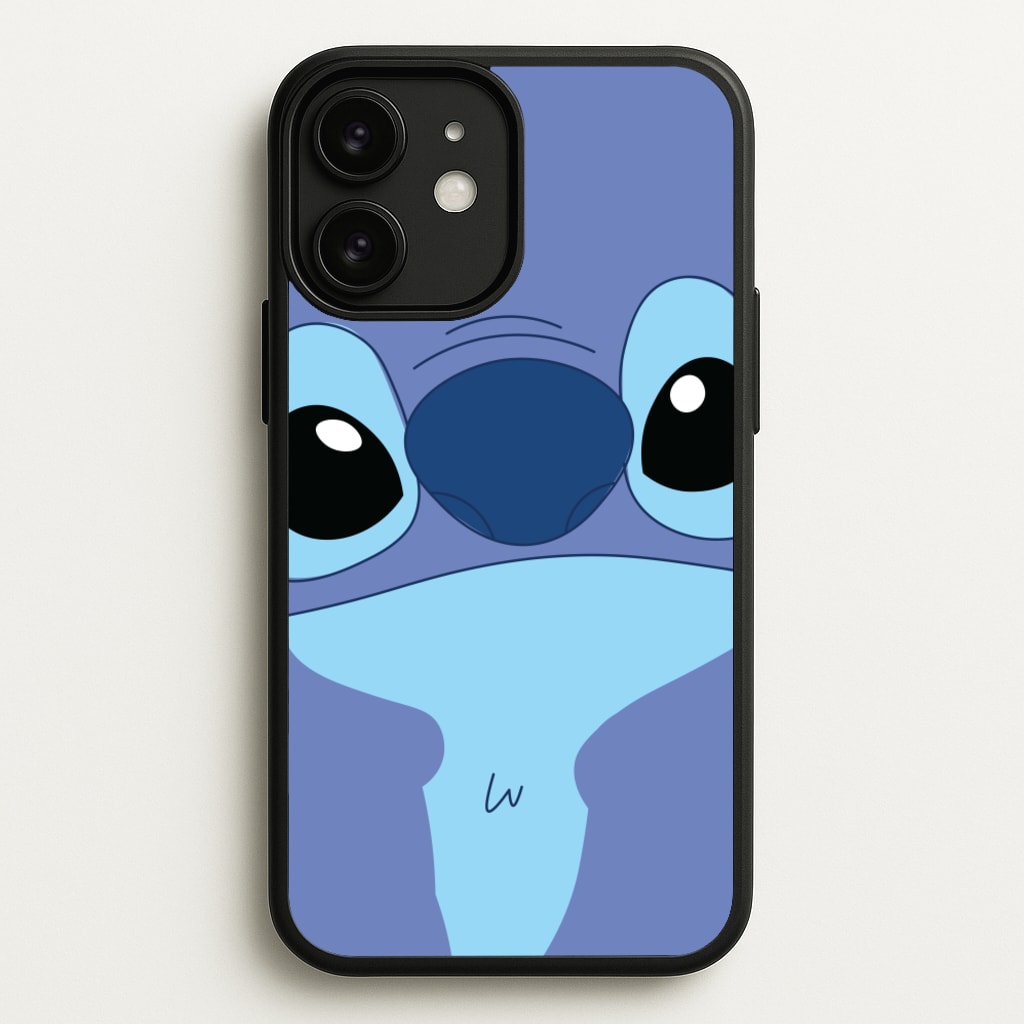 Blue Alien Face - Disney Phone Case for iPhone 11