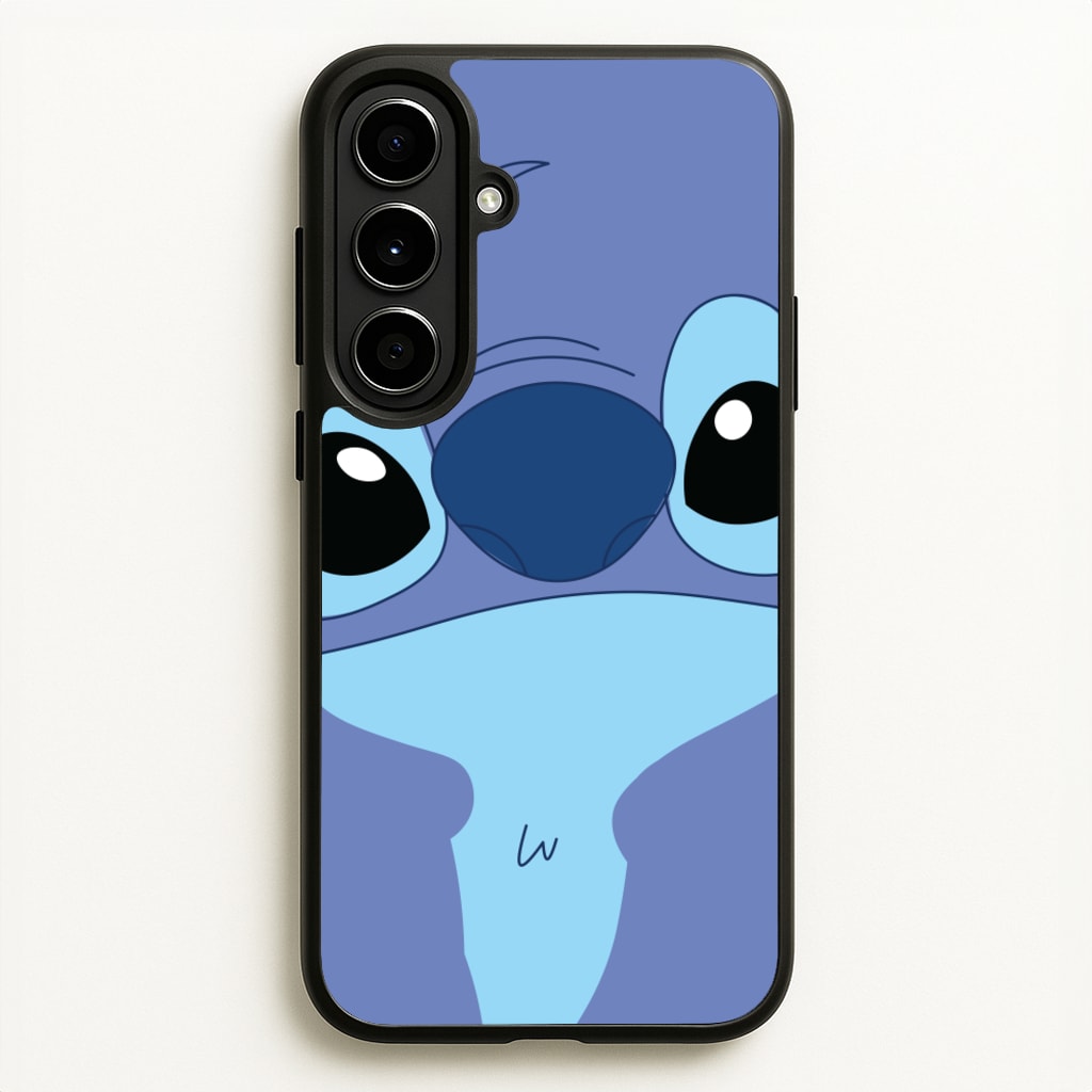 Blue Alien Face - Disney Phone Case for Galaxy A56