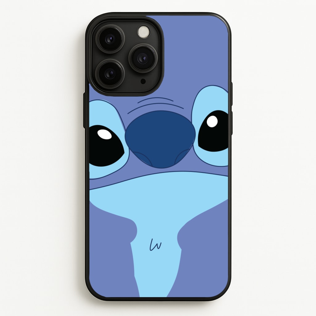 Blue Alien Face - Disney Phone Case for iPhone 11 Pro