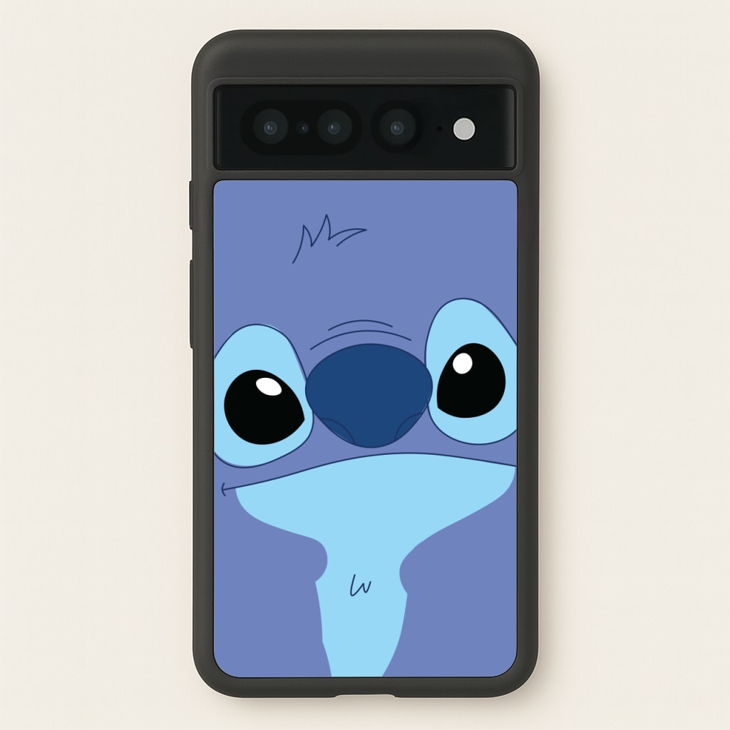 Blue Alien Face - Disney Phone Case for Google Pixel 7 Pro