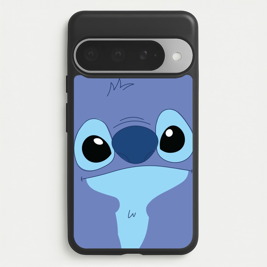 Blue Alien Face Phone Case for Google Pixel 10 Pro XL