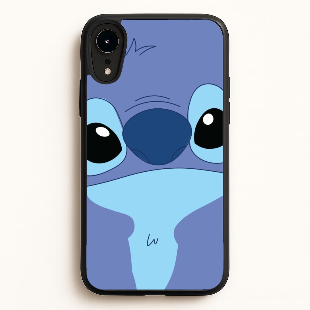 Blue Alien Face - Disney Phone Case for iPhone XR