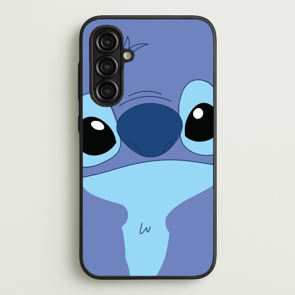 Blue Alien Face - Disney Phone Case for Galaxy A16
