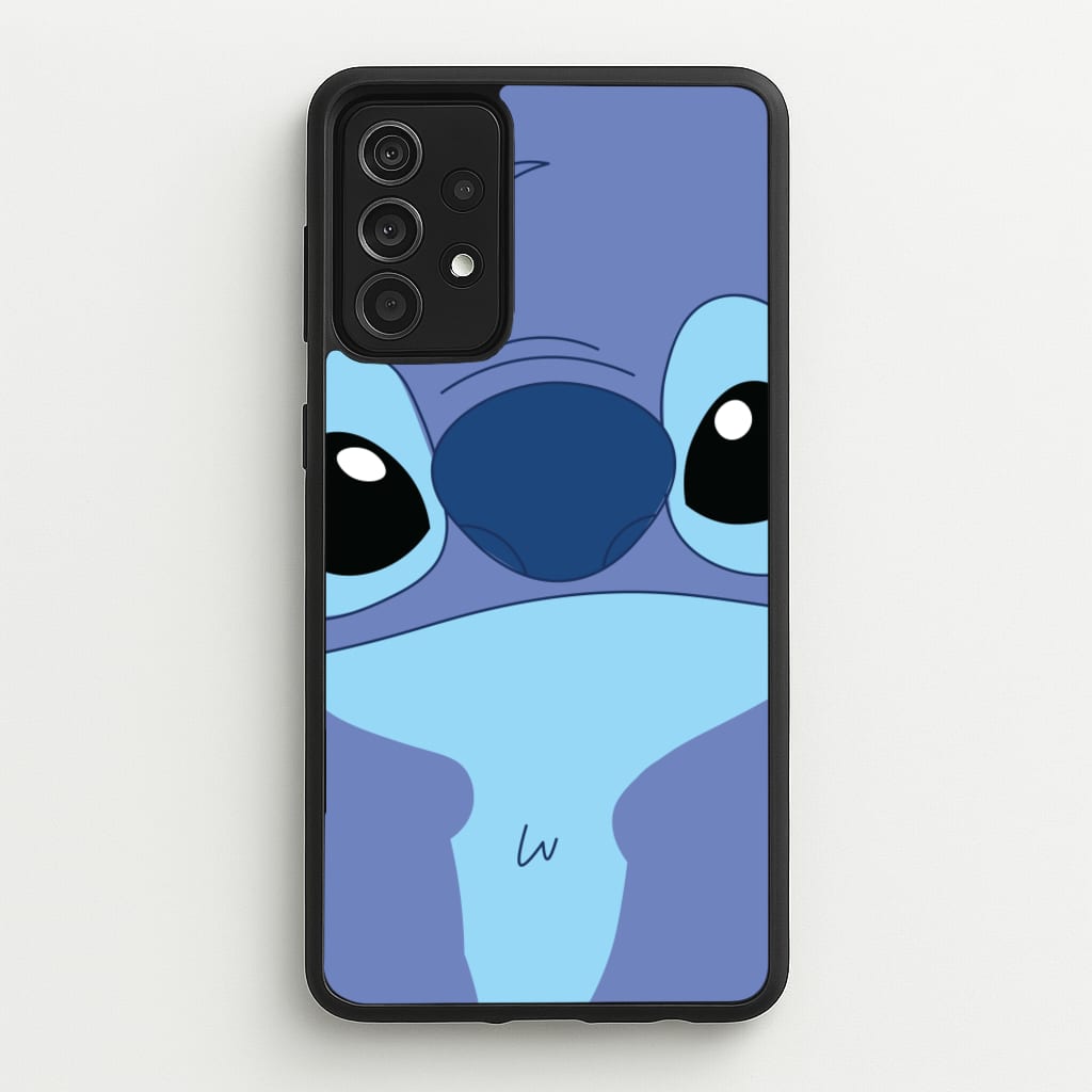 Blue Alien Face - Disney Phone Case for Galaxy A52 / A52s