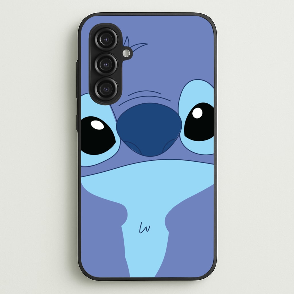 Blue Alien Face - Disney Phone Case for Galaxy S23FE