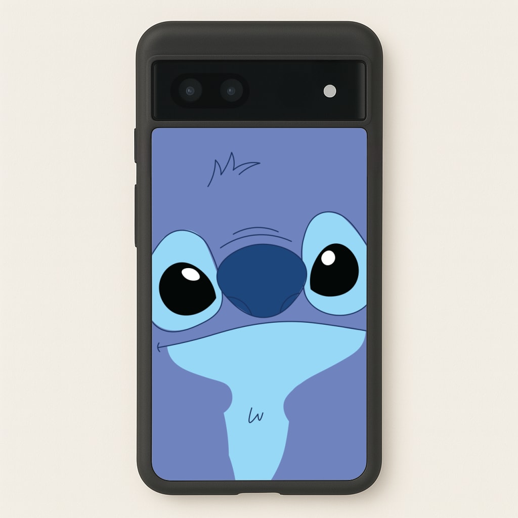 Blue Alien Face - Disney Phone Case for Google Pixel 6a