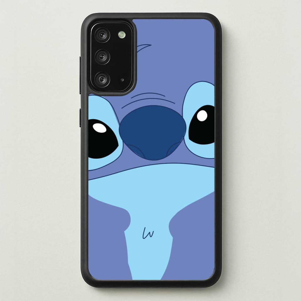 Blue Alien Face - Disney Phone Case for Galaxy Note 20