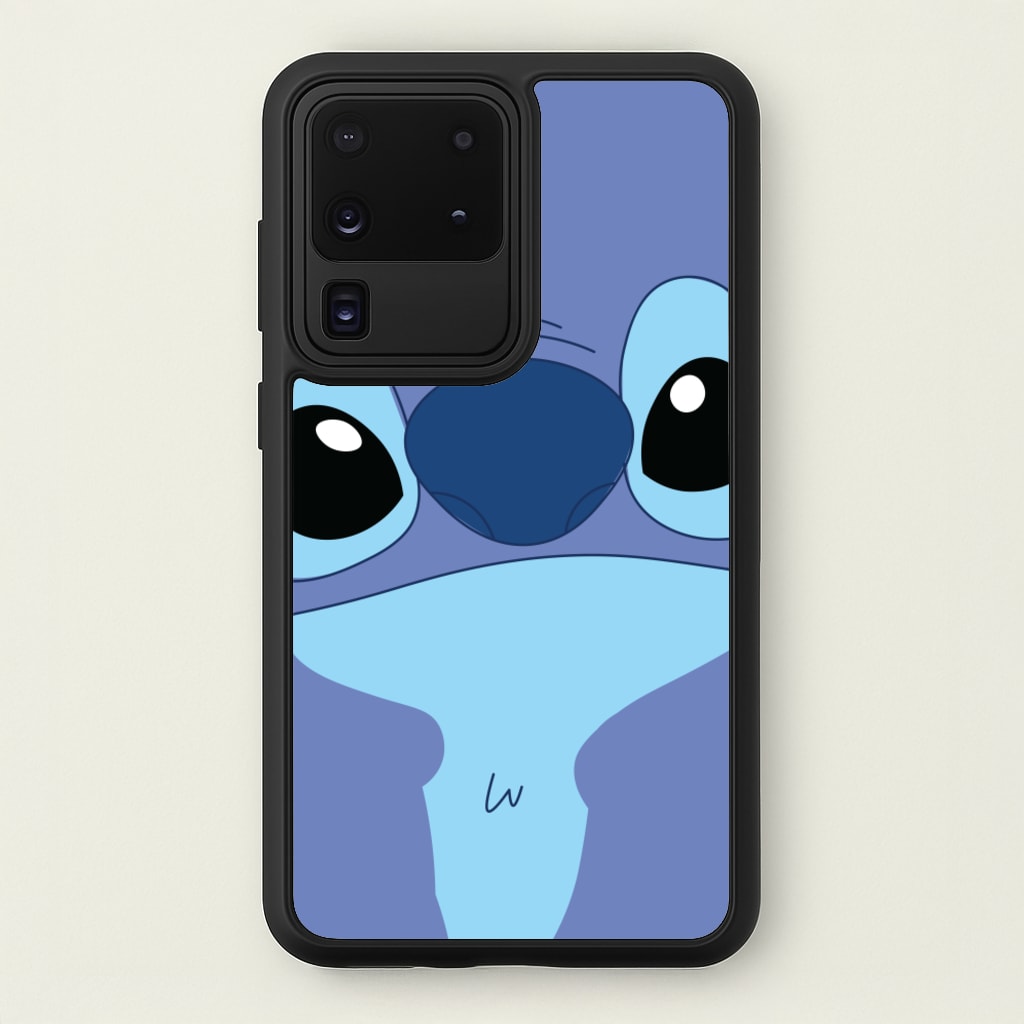Blue Alien Face - Disney Phone Case for Galaxy S20 Ultra