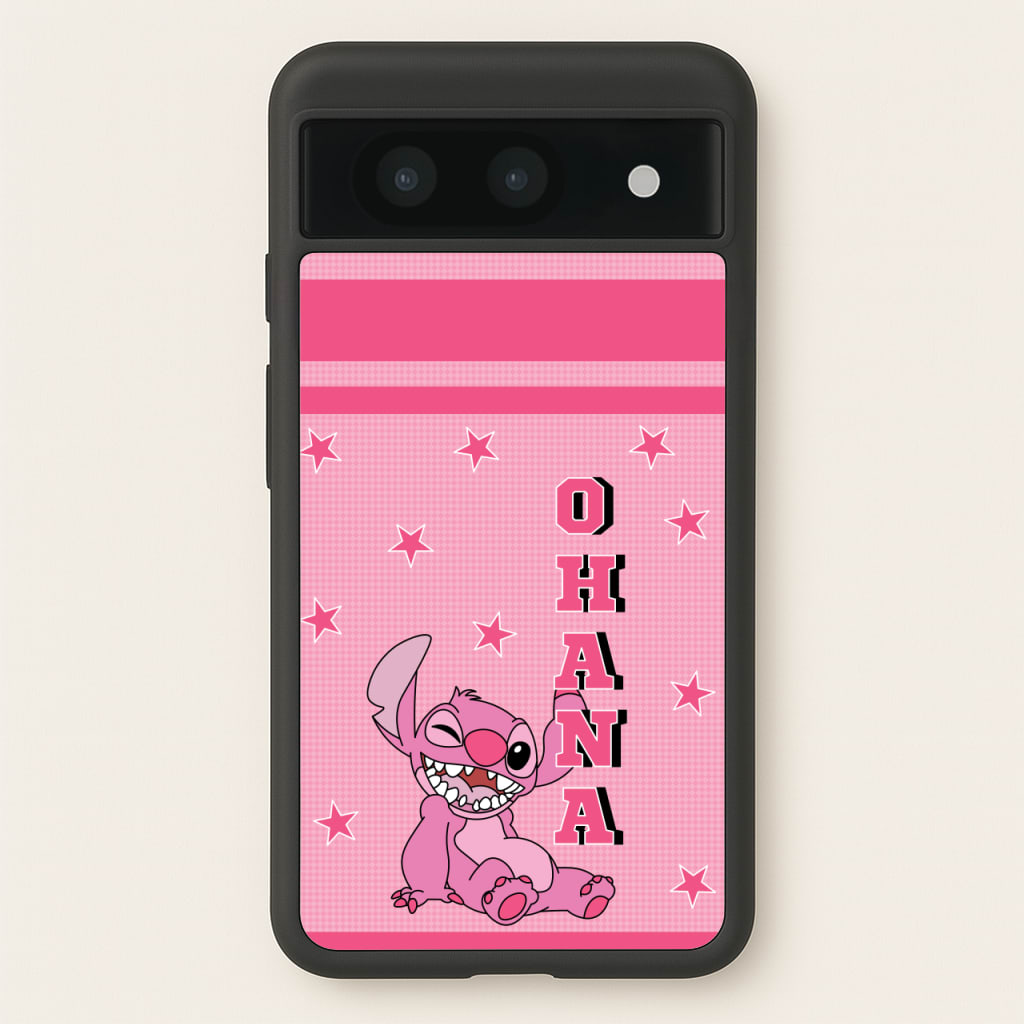 Pink Alien Ohana - Disney Phone Case for Google Pixel 8a
