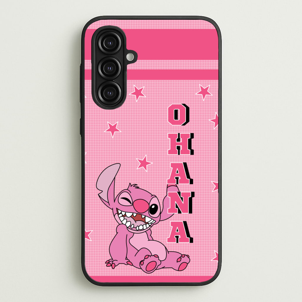 Pink Alien Ohana - Disney Phone Case for Galaxy A16