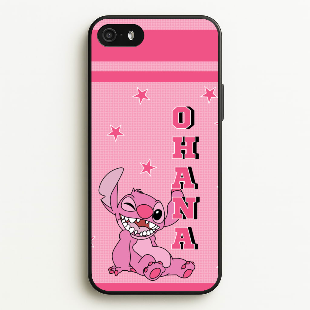 Pink Alien Ohana - Disney Phone Case for iPhone 5 / 5s / SE 2016