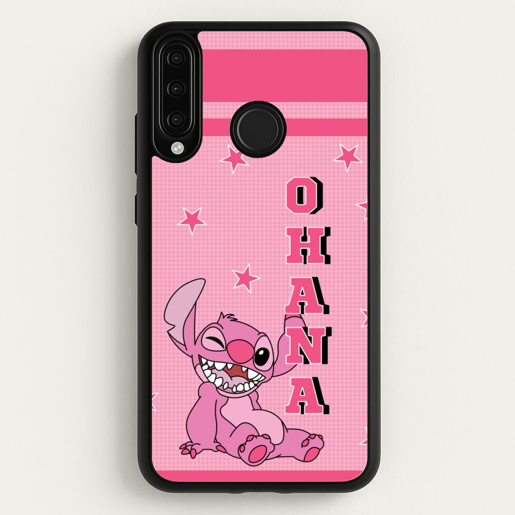 Pink Alien Ohana - Disney Phone Case for Huawei P30 Lite