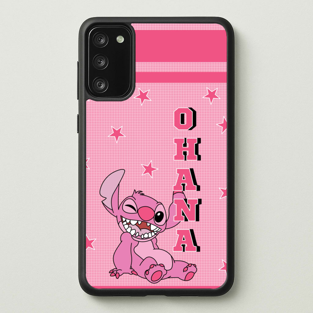 Pink Alien Ohana - Disney Phone Case for Galaxy A41