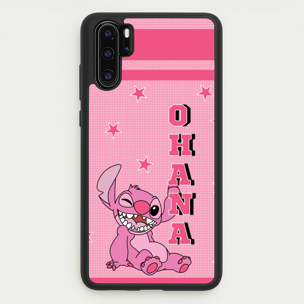 Pink Alien Ohana - Disney Phone Case for Huawei P30 Pro