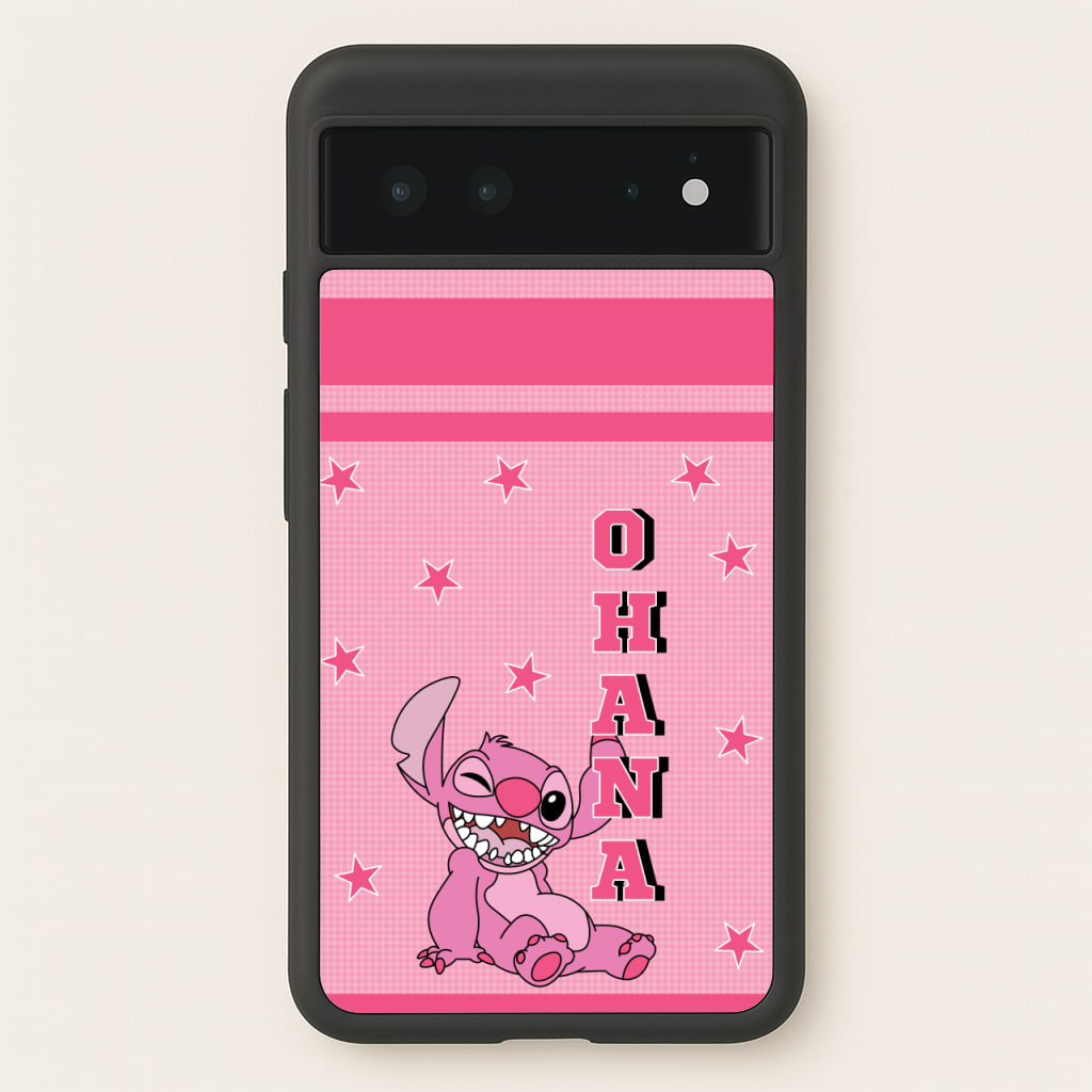 Pink Alien Ohana - Disney Phone Case for Google Pixel 6