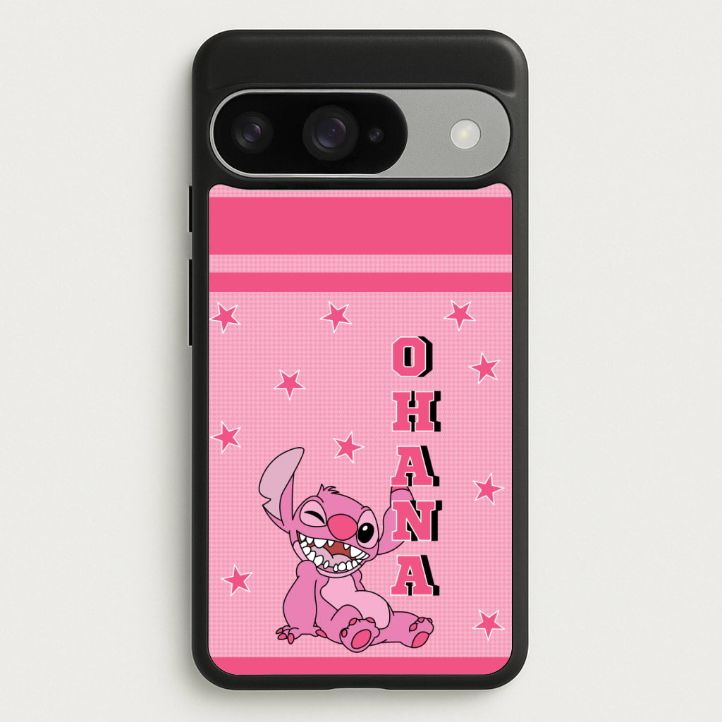 Pink Alien Ohana Phone Case for Google Pixel 10 / 10 Pro