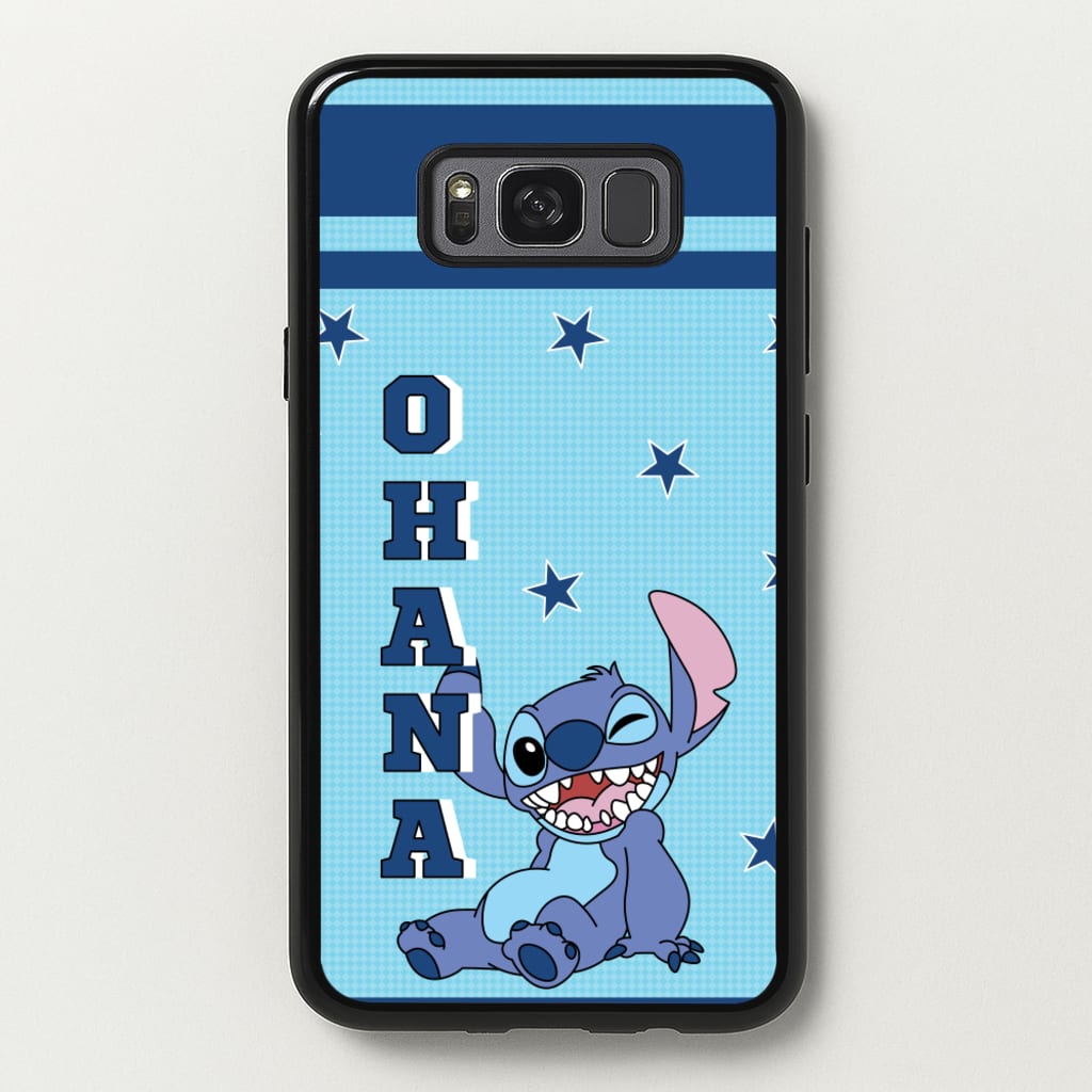 Blue Alien Ohana - Disney Phone Case for Galaxy S8