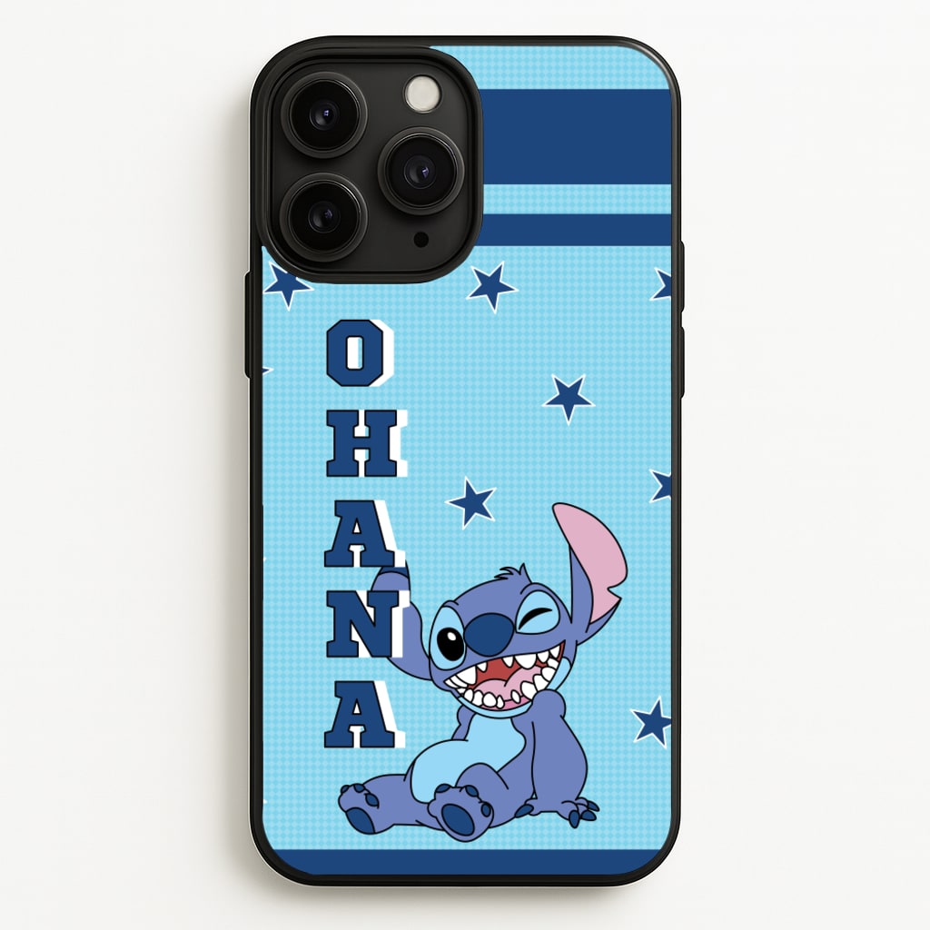 Blue Alien Ohana - Disney Phone Case for iPhone 11 Pro