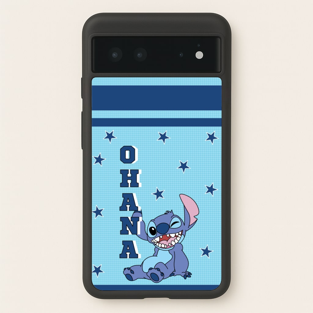 Blue Alien Ohana - Disney Phone Case for Google Pixel 6