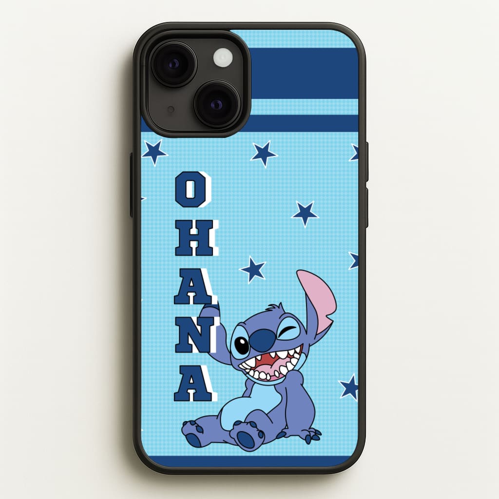 Blue Alien Ohana - Disney Phone Case for iPhone 13 Mini