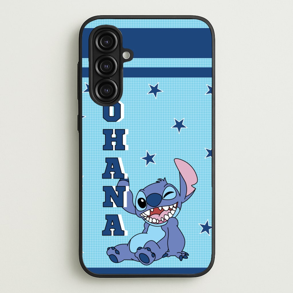 Blue Alien Ohana - Disney Phone Case for Galaxy A16